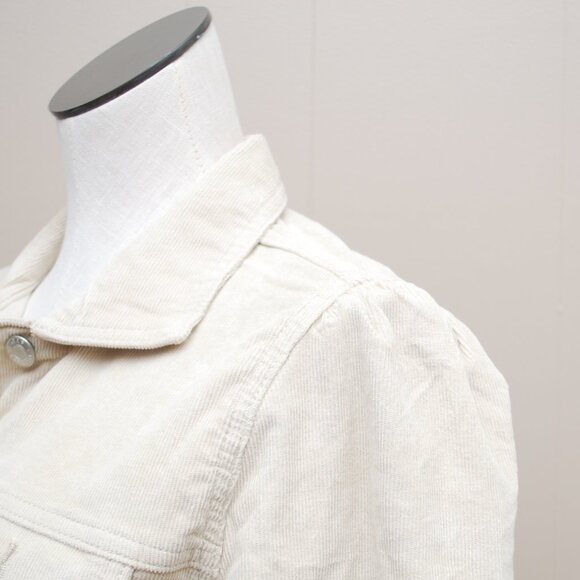 Gap Women's Corduroy Jacket in Oyster Grey MEDIUM BNWT - Picture 10 of 10